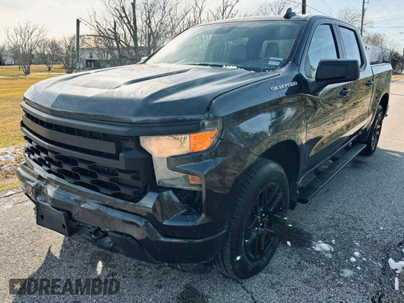 2022 Chevrolet Silverado 1500 Custom with VIN 1GCPABEK7NZ633597, listed as a Copart auction lot 42431625 with 31,487 mi miles and Salvage Title. Bid and sale history available at DreamBid. Image 2.