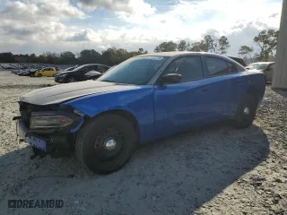 2020 Dodge Charger Police with VIN 2C3CDXKT6LH130337, listed as a Copart auction lot 83486714 with 108,938 mi miles and Salvage Title. Bid and sale history available at carsss.com. Image 1.