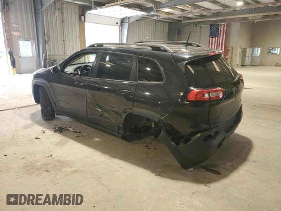 2016 Jeep Cherokee Trailhawk with VIN 1C4PJMBS4GW267375, listed as a Copart auction lot 58476005 with 116,151 mi miles and Salvage title. Bid and sale history available at DreamBid. Image 2.