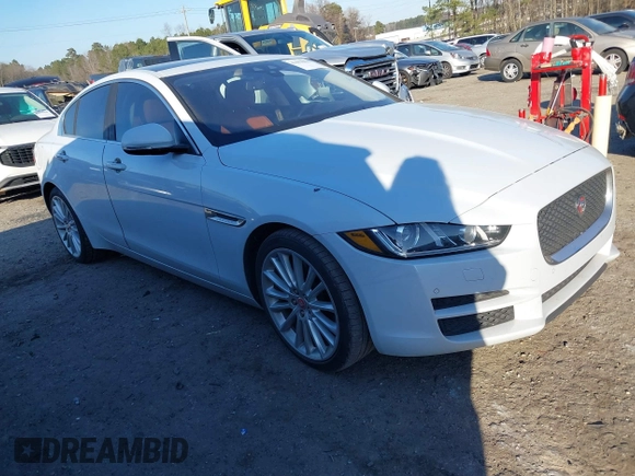 2018 Jaguar XE with VIN SAJAH4EV1JCP17534, listed as a IAAI auction lot 41652506 with 97,714 mi miles and . Bid and sale history available at DreamBid. Image 1.