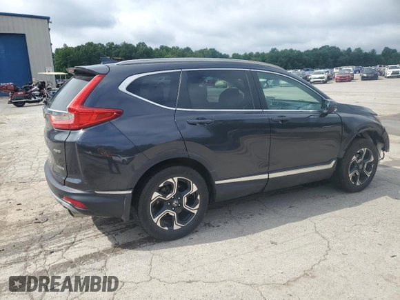 2018 Honda CR-V Touring with VIN 2HKRW2H91JH688325, listed as a Copart auction lot 63619555 with 124,962 mi miles and Salvage title. Bid and sale history available at DreamBid. Image 3.