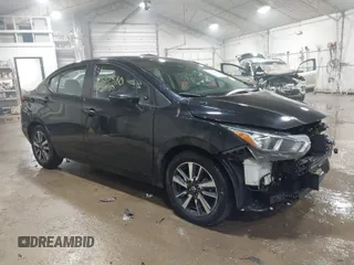 2021 Nissan Versa SV with VIN 3N1CN8EV8ML866302, listed as a IAAI auction lot 41502580 with 69,367 mi miles. Bid and sale history available at carsss.com. Image 1.