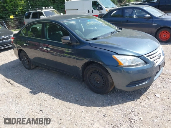 2014 Nissan Sentra SV with VIN 1N4AB7APXEN854352, listed as a IAAI auction lot 42576190 with 184,837 mi miles and . Bid and sale history available at DreamBid. Image 1.