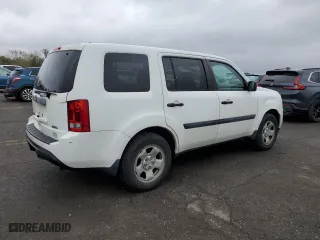 2013 Honda Pilot LX with VIN 5FNYF4H23DB074874, listed as a Copart auction lot 52738525 with 145,360 mi miles and Salvage Title. Bid and sale history available at carsss.com. Image 3.