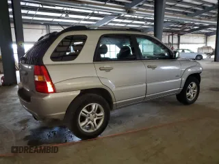 2005 Kia Sportage LX with VIN KNDJE723757091918, listed as a Copart auction lot 78254964 with 177,050 mi miles and Salvage Title. Bid and sale history available at carsss.com. Image 3.