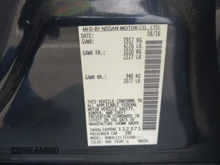 2017 Nissan Altima SL z VIN 1N4AL3AP0HC112371, wystawiony jako IAAI lot #42185520 z przebiegiem 97 781 mil mil oraz . Historia ofert i sprzedaży dostępna na DreamBid. Obrazek 9.