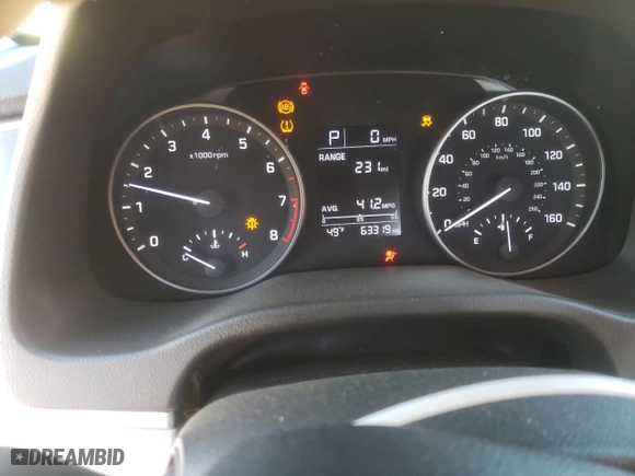 2017 Hyundai Elantra SE with VIN KMHD74LF0HU327891, listed as a Copart auction lot 77912394 with 63,319 mi miles and Salvage Title. Bid and sale history available at carsss.com. Image 9.
