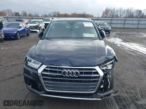 2018 Audi Q5 Premium Plus z VIN WA1BNAFYXJ2092411, wystawiony jako IAAI lot #41051336 z przebiegiem 54 595 mil mil oraz . Historia ofert i sprzedaży dostępna na DreamBid. Obrazek 6.