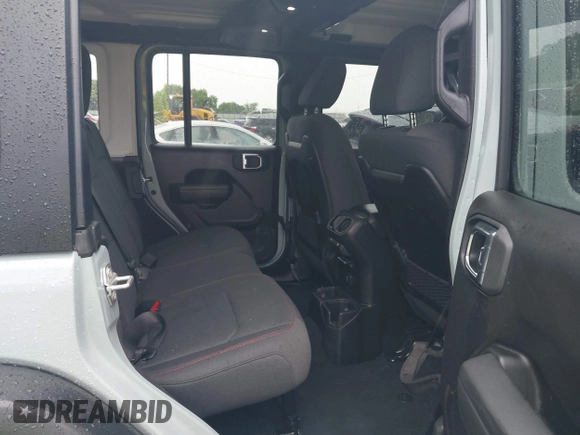 2024 Jeep Wrangler Rubicon with VIN 1C4PJXFG4RW160501, listed as a IAAI auction lot 42366618 with 16,515 mi miles and . Bid and sale history available at DreamBid. Image 8.