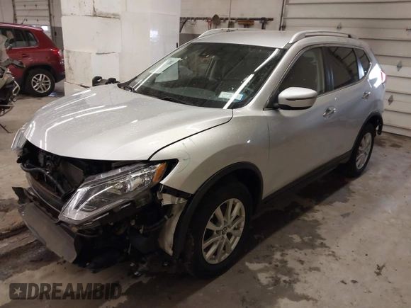 2019 Nissan Rogue SV with VIN KNMAT2MV3KP525593, listed as a IAAI auction lot 42044497 with 122,176 mi miles. Bid and sale history available at carsss.com. Image 19.