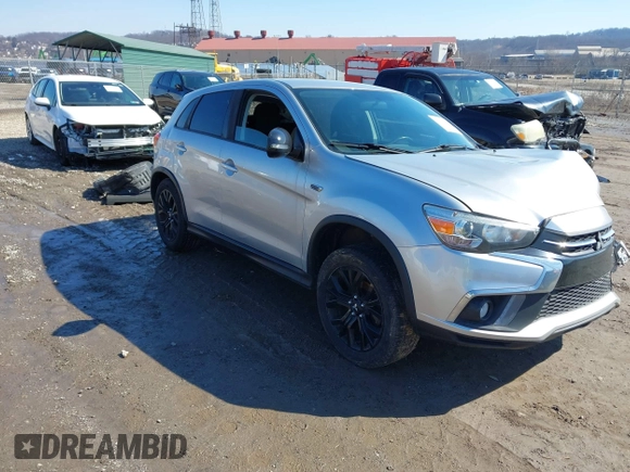 2018 Mitsubishi Outlander ES with VIN JA4AR3AU5JU007270, listed as a IAAI auction lot 41711322 with 127,773 mi miles and . Bid and sale history available at DreamBid. Image 1.