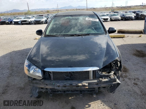2008 Kia Spectra with VIN KNAFE161485015792, listed as a Copart auction lot 50378905 with 162,100 mi miles and Salvage Title. Bid and sale history available at carsss.com. Image 5.