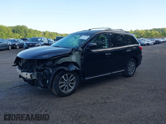 2013 Nissan Pathfinder SL with VIN 5N1AR2MM4DC658021, listed as a IAAI auction lot 42366360 with 254,620 mi miles and . Bid and sale history available at DreamBid. Image 2.