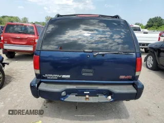 1998 GMC Jimmy SL with VIN 1GKCS13W1W2573343, listed as a Copart auction lot 61846274 with 0 mi miles and Salvage Title. Bid and sale history available at carsss.com. Image 6.