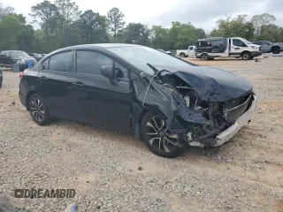 2013 Honda Civic EX with VIN 2HGFB2F80DH521820, listed as a Copart auction lot 51419205 with 137,119 mi miles and Salvage Title. Bid and sale history available at DreamBid. Image 4.