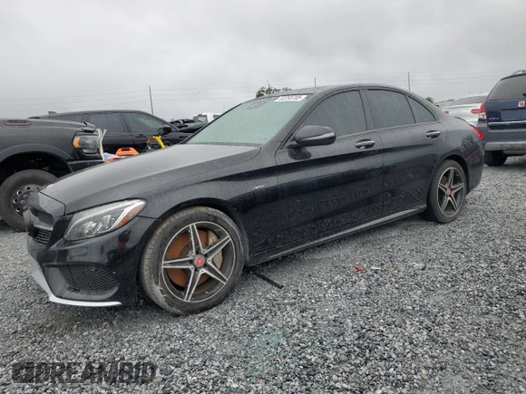 2016 Mercedes-Benz C 450 AMG with VIN 55SWF6EBXGU141562, listed as a Copart auction lot 52255705 with Not Provided miles and Clean Title. Bid and sale history available at carsss.com. Image 1.