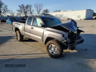 2022 Toyota Tacoma SR with VIN 3TYSX5EN8NT016817, listed as a Copart auction lot 87709505 with 52,825 mi miles and Salvage title. Bid and sale history available at DreamBid. Image 4.