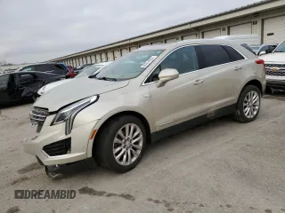 2017 Cadillac XT5 Platinum AWD with VIN 1GYKNFRS7HZ100180, listed as a Copart auction lot 85314924 with 52,093 mi miles and Salvage Title. Bid and sale history available at DreamBid. Image 1.