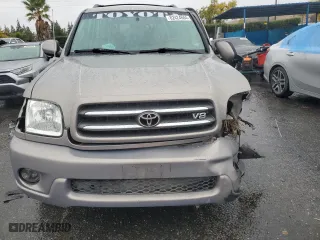 2001 Toyota Sequoia Limited with VIN 5TDZT38A81S038958, listed as a Copart auction lot 81107224 with 0 mi miles and Salvage Title. Bid and sale history available at carsss.com. Image 5.