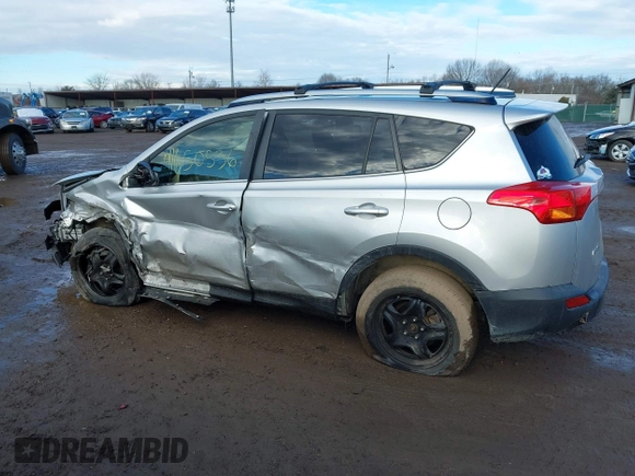 2015 Toyota RAV4 LE with VIN JTMBFREV3FJ039331, listed as a IAAI auction lot 41650536 with 155,127 mi miles. Bid and sale history available at carsss.com. Image 14.