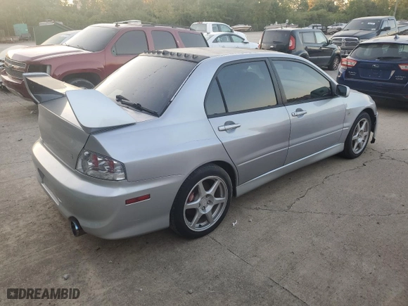 2005 Mitsubishi Lancer Evolution VIII with VIN JA3AH86D75U027278, listed as a Copart auction lot 68262414 with 153,759 mi miles and Clean Title. Bid and sale history available at carsss.com. Image 3.