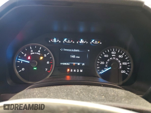 2020 Ford F-150 XL with VIN 1FTEW1C51LFA23578, listed as a Copart auction lot 49428745 with 111,240 mi miles and Salvage Title. Bid and sale history available at carsss.com. Image 9.