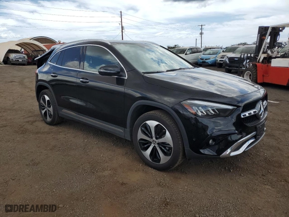 2025 Mercedes-Benz GLA with VIN W1N4N4GB3SJ656510, listed as a Copart auction lot 53583275 with 7,405 mi miles and Clean Title. Bid and sale history available at carsss.com. Image 4.