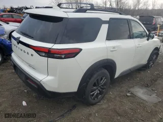 2023 Nissan Pathfinder SV with VIN 5N1DR3BC2PC262378, listed as a Copart auction lot 85972514 with 31,010 mi miles and Salvage Title. Bid and sale history available at carsss.com. Image 3.