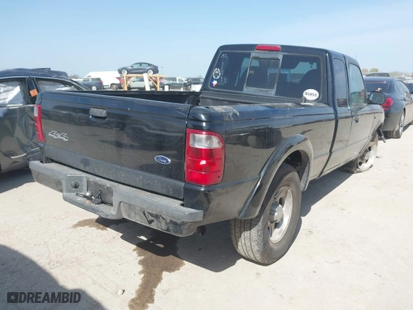 2003 Ford Ranger XL Fleet with VIN 1FTZR45E23PA81801, listed as a IAAI auction lot 41825231 with 105,092 mi miles. Bid and sale history available at carsss.com. Image 4.