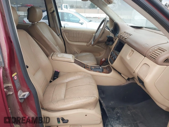2002 Mercedes-Benz M 320/430/500 with VIN 4JGAB75E02A312579, listed as a IAAI auction lot 41536005 with 255,627 mi miles and . Bid and sale history available at DreamBid. Image 5.