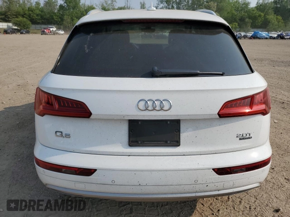 2018 Audi Q5 Prestige with VIN WA1CNAFY4J2023458, listed as a Copart auction lot 59490725 with 33,715 mi miles and Salvage title. Bid and sale history available at DreamBid. Image 6.