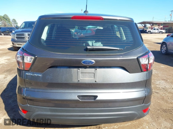 2018 Ford Escape S with VIN 1FMCU0F77JUA84538, listed as a IAAI auction lot 41611602 with 28,284 mi miles and . Bid and sale history available at carsss.com. Image 16.