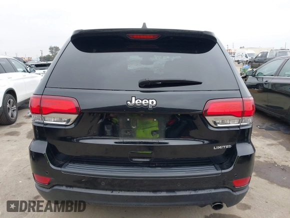 2020 Jeep Grand Cherokee Limited with VIN 1C4RJEBG2LC181634, listed as a IAAI auction lot 42145979 with Not provided miles and . Bid and sale history available at DreamBid. Image 16.