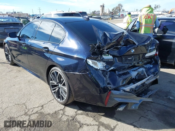 2023 BMW 5 Series 540i with VIN WBA53BJ06PWY11037, listed as a IAAI auction lot 41612304 with 37,274 mi miles and . Bid and sale history available at DreamBid. Image 3.