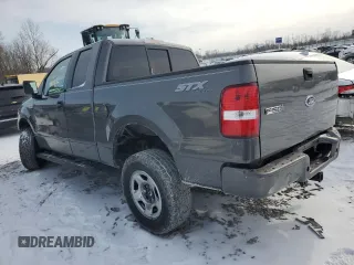 2005 Ford F-150 STX with VIN 1FTRX14W45FB61544, listed as a Copart auction lot 45526925 with 0 mi miles and Salvage Title. Bid and sale history available at carsss.com. Image 2.