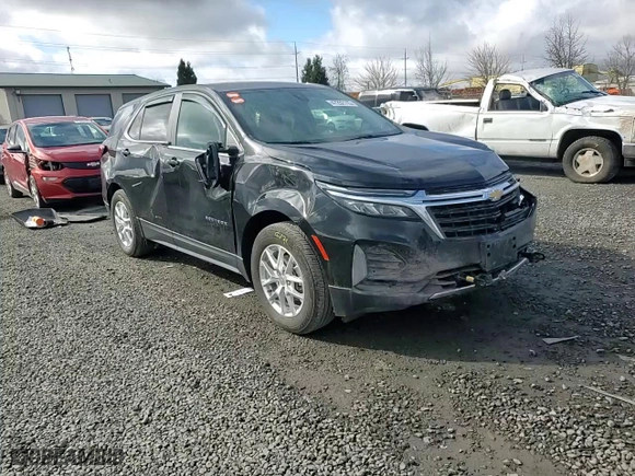 2024 Chevrolet Equinox LT with VIN 3GNAXUEG1RL252571, listed as a Copart auction lot 47252115 with 6,485 mi miles and Salvage Title. Bid and sale history available at carsss.com. Image 12.