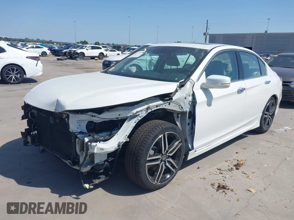 2017 Honda Accord Touring with VIN 1HGCR3F93HA040834, listed as a IAAI auction lot 41979952 with 79,686 mi miles and . Bid and sale history available at DreamBid. Image 2.