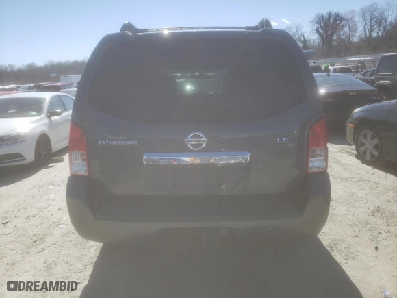 2012 Nissan Pathfinder LE with VIN 5N1AR1NNXCC622897, listed as a Copart auction lot 48137725 with 148,809 mi miles and Salvage Title. Bid and sale history available at carsss.com. Image 6.