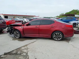 2015 Kia Optima SX Turbo with VIN 5XXGR4A62FG366404, listed as a IAAI auction lot 41928324 with 139,268 mi miles. Bid and sale history available at carsss.com. Image 14.