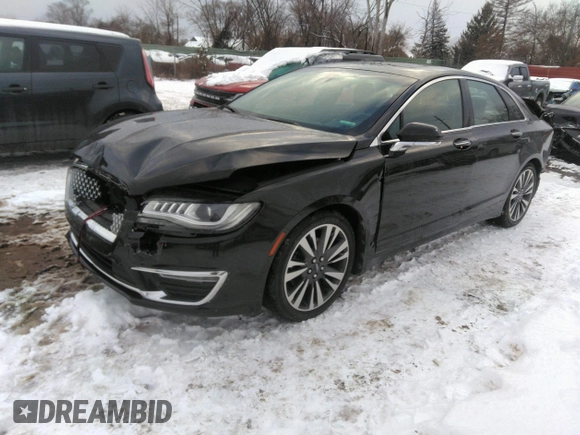 2020 Lincoln MKZ Reserve with VIN 3LN6L5F91LR604094, listed as a IAAI auction lot 41574599 with 72,508 mi miles. Bid and sale history available at carsss.com. Image 17.