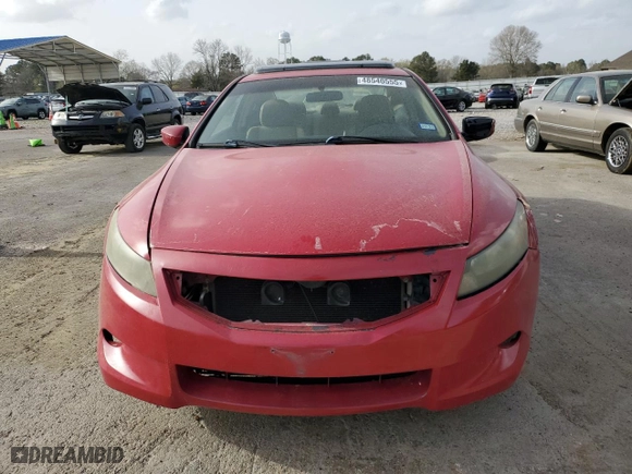 2008 Honda Accord Cpe EX-L with VIN 1HGCS22878A012451, listed as a Copart auction lot 48540555 with NaN miles and Clean Title. Bid and sale history available at carsss.com. Image 5.