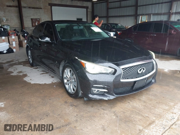 2015 Infiniti Q50 with VIN JN1BV7AP1FM342558, listed as a IAAI auction lot 42729484 with 142,235 mi miles and . Bid and sale history available at DreamBid. Image 1.