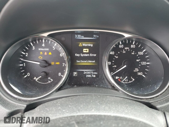 2014 Nissan Rogue SV with VIN 5N1AT2MT9EC764314, listed as a Copart auction lot 50655265 with 243,875 mi miles and Salvage Title. Bid and sale history available at DreamBid. Image 9.