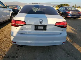 2017 Volkswagen Jetta 1.4T S with VIN 3VW167AJ7HM246813, listed as a Copart auction lot 89401345 with 104,657 mi miles and Salvage Title. Bid and sale history available at carsss.com. Image 6.