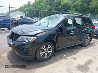2018 Nissan Pathfinder SL with VIN 5N1DR2MM9JC638579, listed as a IAAI auction lot 42540945 with 73,559 mi miles and . Bid and sale history available at DreamBid. Image 2.