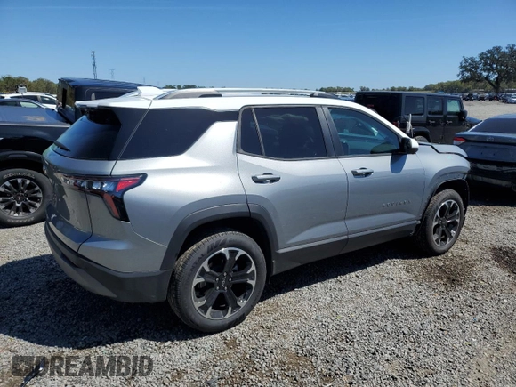 2025 Chevrolet Equinox FWD LT with VIN 3GNAXHEG1SL144710, listed as a Copart auction lot 48107755 with 2,063 mi miles and Salvage Title. Bid and sale history available at DreamBid. Image 3.