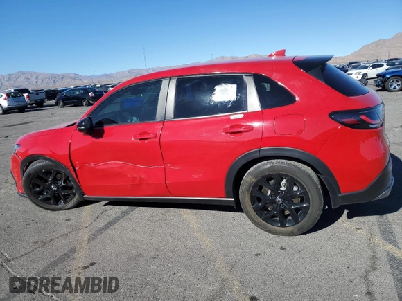 2024 Honda HR-V Sport with VIN 3CZRZ1H59RM708786, listed as a Copart auction lot 88551725 with 61,917 mi miles and Salvage Title. Bid and sale history available at carsss.com. Image 2.