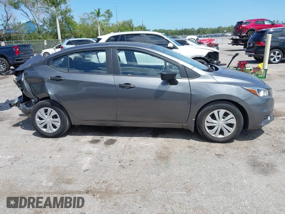 2021 Nissan Versa S with VIN 3N1CN8DV7ML811678, listed as a IAAI auction lot 42032397 with 21,089 mi miles and . Bid and sale history available at DreamBid. Image 14.