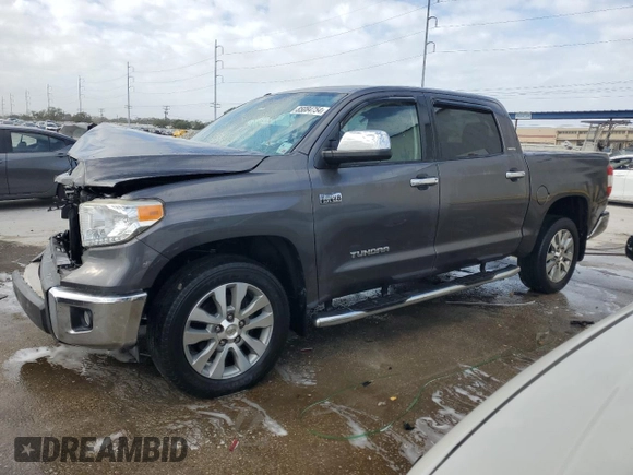 2017 Toyota Tundra 2WD Limited with VIN 5TFFW5F12HX217042, listed as a Copart auction lot 85084754 with 75,864 mi miles and Salvage Title. Bid and sale history available at carsss.com. Image 1.