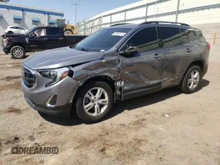 2019 GMC Terrain SLE with VIN 3GKALMEV5KL121057, listed as a Copart auction lot 60890315 with 82,025 mi miles and Salvage title. Bid and sale history available at DreamBid. Image 1.